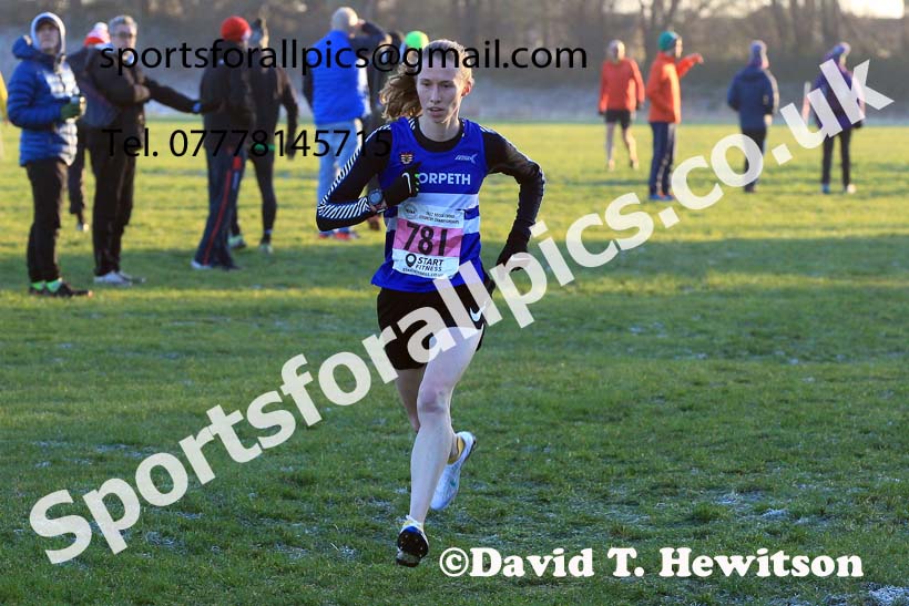 Senior womens 2022 North Eastern Cross Country Champs., Temple Park, South Shields.  Photo: David T. Hewitson/Sports for All Pics